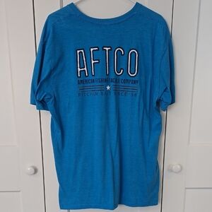 AFTCO Blue Graphic Tee